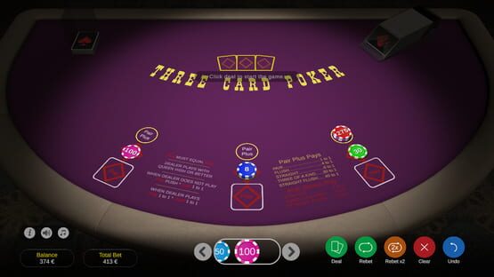 Screenshot 3 Card Poker