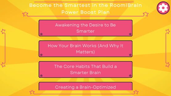 Screenshot Become the Smartest in the Room! Brain Power Boost Plan