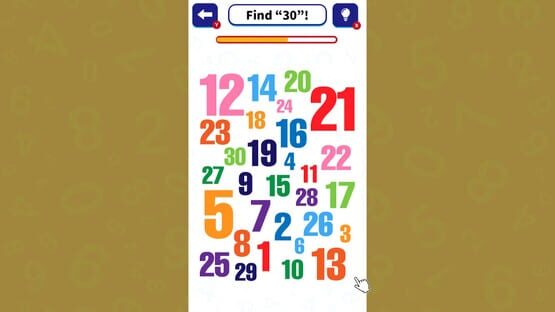 Screenshot Brain Training!! Number Search