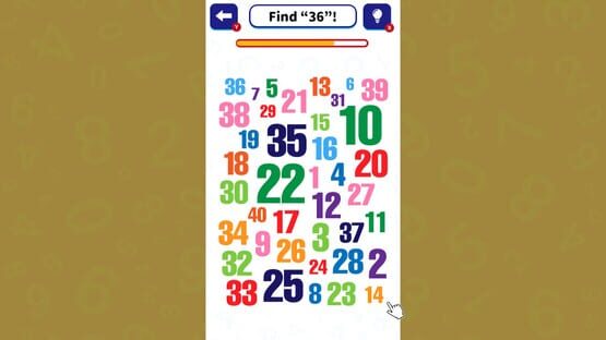 Screenshot Brain Training!! Number Search