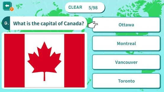 Screenshot Capital City Brain Training Quiz!