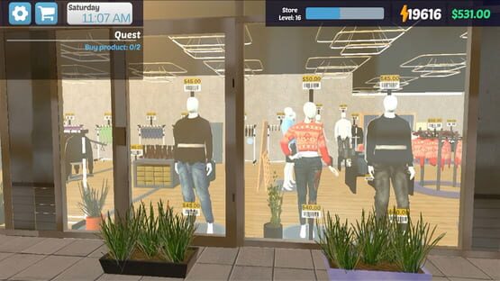 Screenshot Clothing Store Simulator