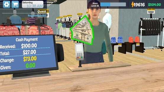 Screenshot Clothing Store Simulator