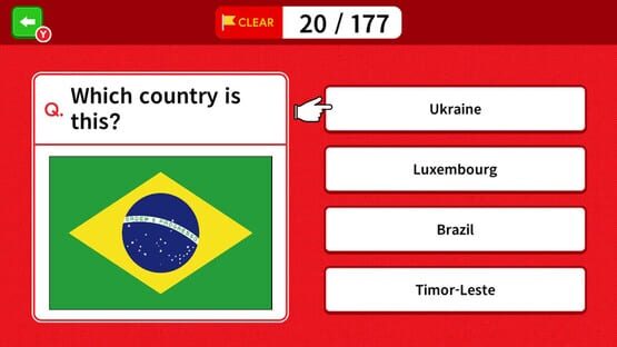 Screenshot Flag Trivia Quiz: Four Choices!