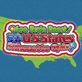 Cover Geo Brain Boost! 50 U.S. States Silhouette Quiz