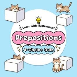 Cover Learn with Illustrations! English Prepositions 4-Choice Quiz