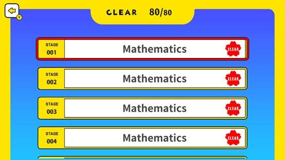 Screenshot Nationwide Academic Check Junior High Level