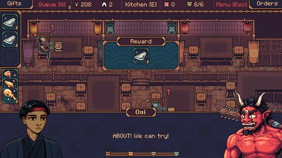 Screenshot The Way of the Tray: Japanese Restaurant Simulator