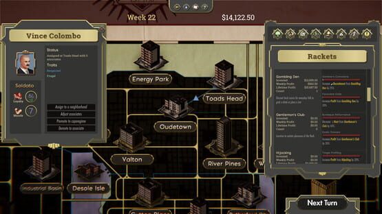 Screenshot The Commission: Organized Crime Grand Strategy