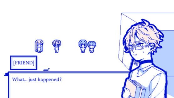 Screenshot Drowning in a Sea of Blue