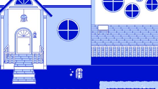Screenshot Drowning in a Sea of Blue