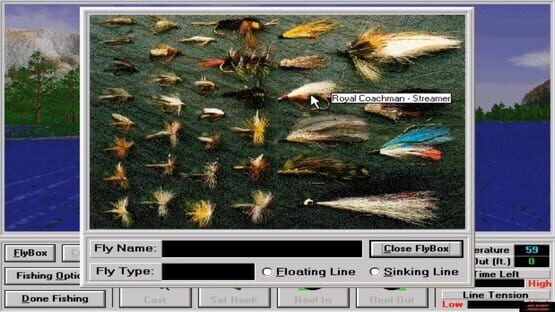 Screenshot WinFish 3 - Fly Fishing