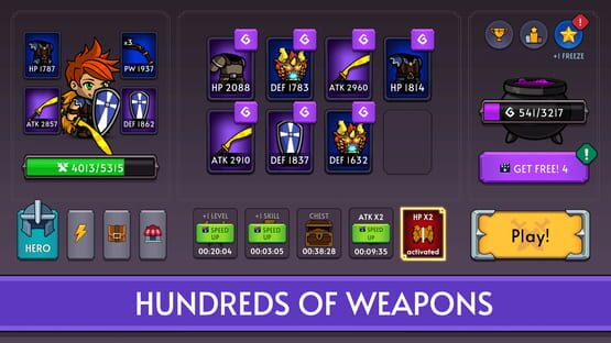 Screenshot Knight Hero Adventure idle RPG
