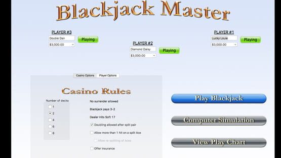 Screenshot Blackjack Master