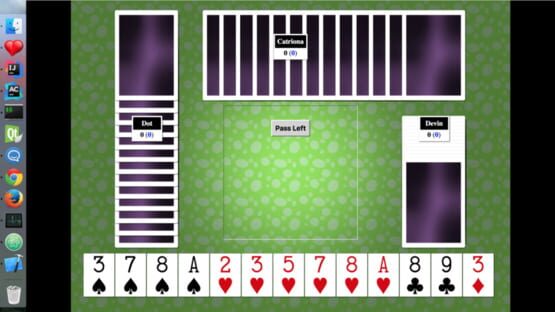 Screenshot Hearts Card Game
