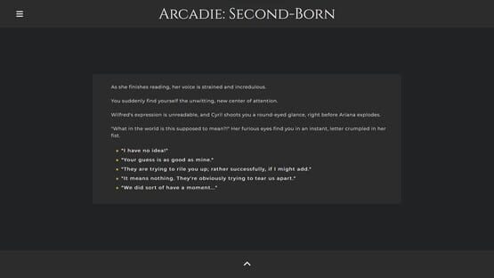 Screenshot Arcadie: Second-Born