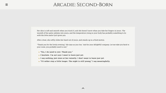 Screenshot Arcadie: Second-Born