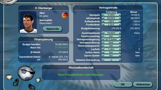 Screenshot Anstoss 4: Edition 03/04