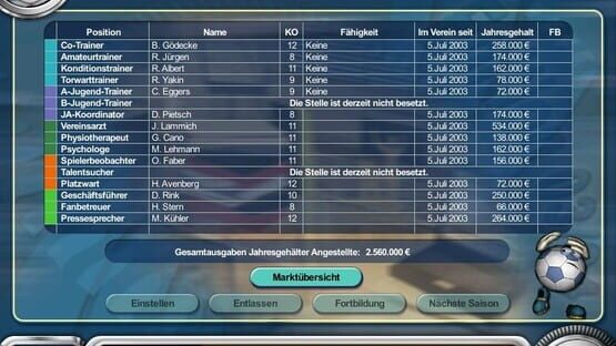 Screenshot Anstoss 4: Edition 03/04