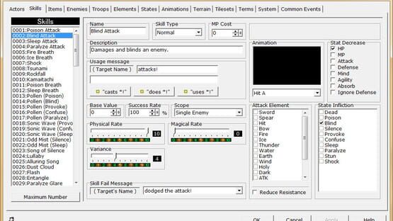 Screenshot RPG Maker 2000