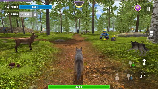 Screenshot Wolf Hero: Animals vs. Robots