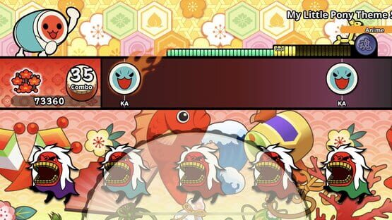 Screenshot Taiko no Tatsujin: Pop Tap Beat