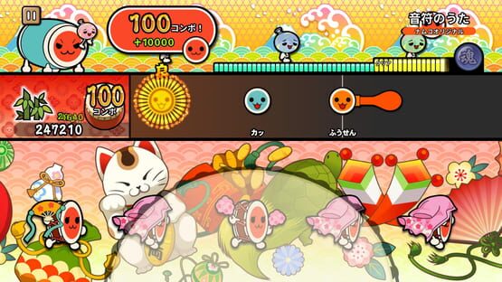 Screenshot Taiko no Tatsujin: Pop Tap Beat