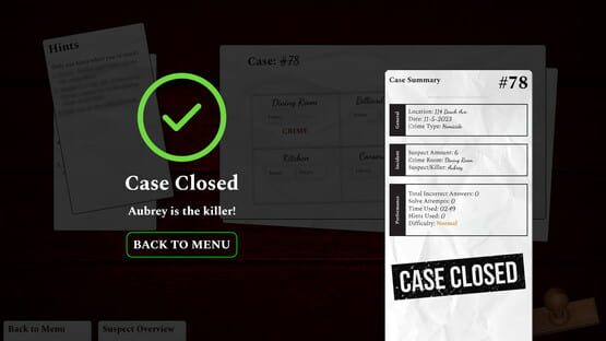 Screenshot Who Did It?