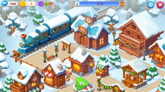 Screenshot Catjong 2: Pawprints in the Snow