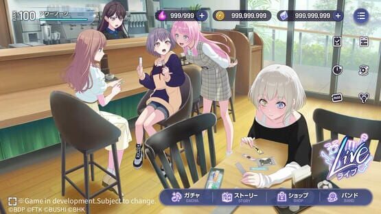 Screenshot BanG Dream! Our Notes