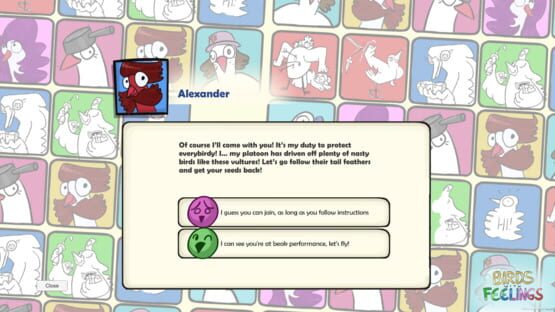 Screenshot Birds With Feelings