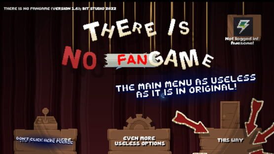 Screenshot There Is No Fangame