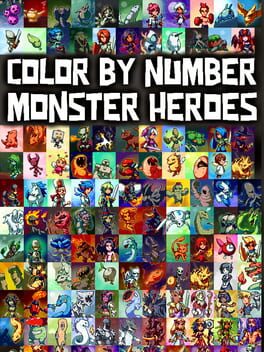 Cover Color by Number: Monster Heroes
