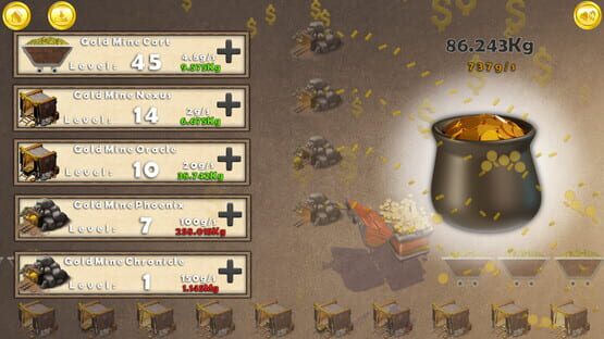 Screenshot Gold Rush Clicker