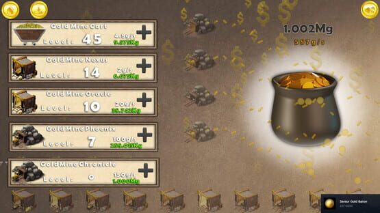 Screenshot Gold Rush Clicker