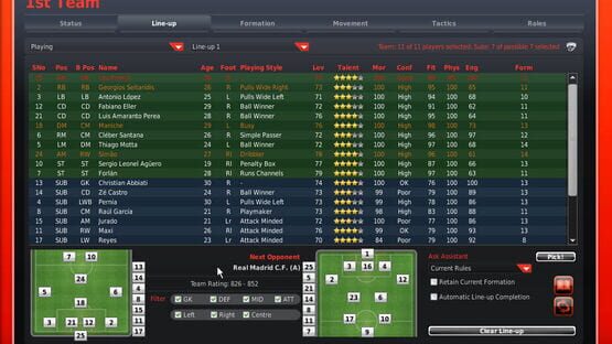 Screenshot FIFA Manager 08