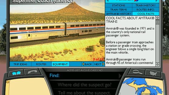 Screenshot Where in America is Carmen Sandiego?: The Great Amtrak Train Adventure