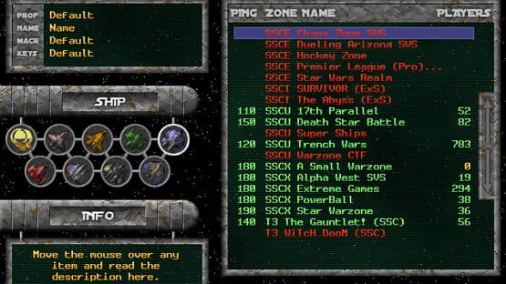 Screenshot SubSpace