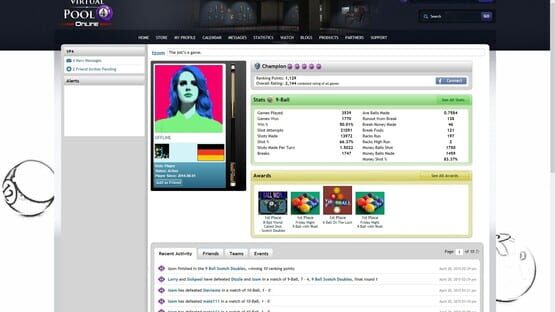 Screenshot Virtual Pool 4