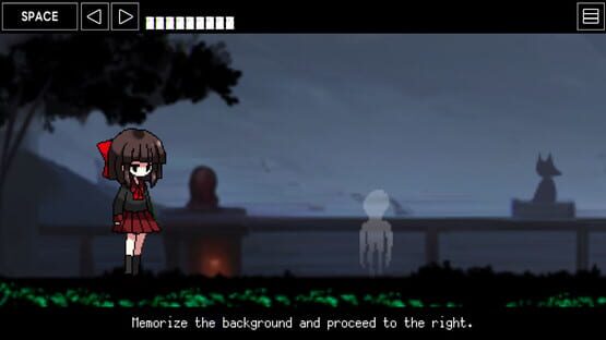 Screenshot Visiting Shrine at Night
