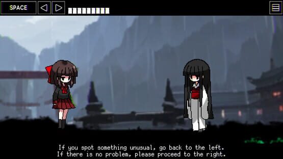 Screenshot Visiting Shrine at Night