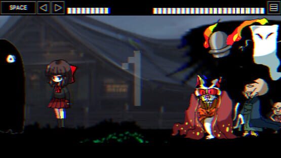 Screenshot Visiting Shrine at Night