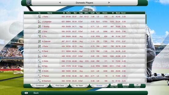 Screenshot Cricket Captain 2019