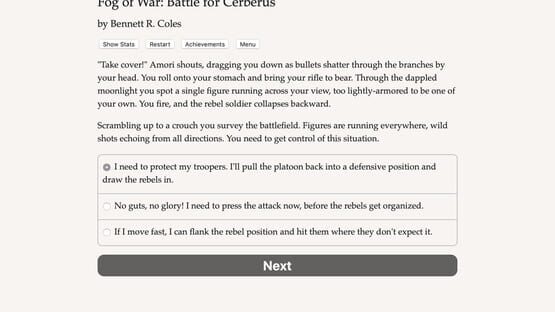 Screenshot Fog of War: The Battle for Cerberus