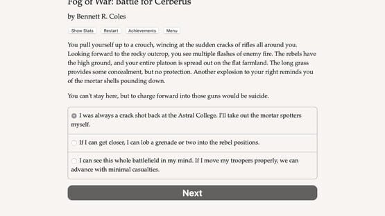Screenshot Fog of War: The Battle for Cerberus