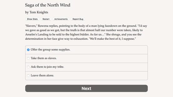 Screenshot Saga of the North Wind