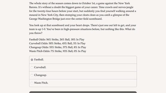Screenshot The Fielder's Choice