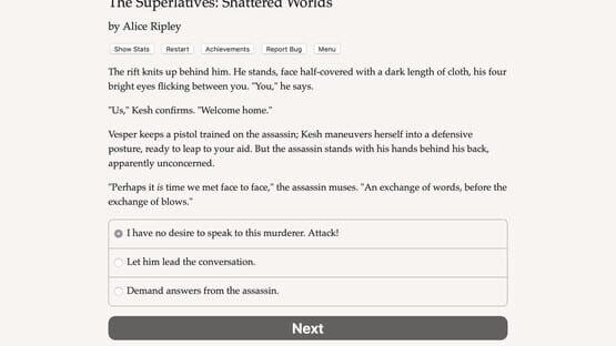 Screenshot The Superlatives: Shattered Worlds