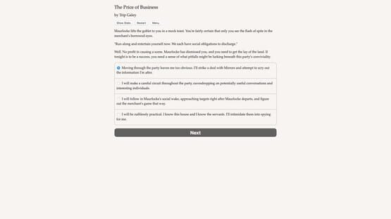 Screenshot Faerie's Bargain: The Price of Business