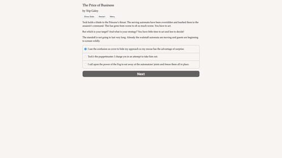 Screenshot Faerie's Bargain: The Price of Business